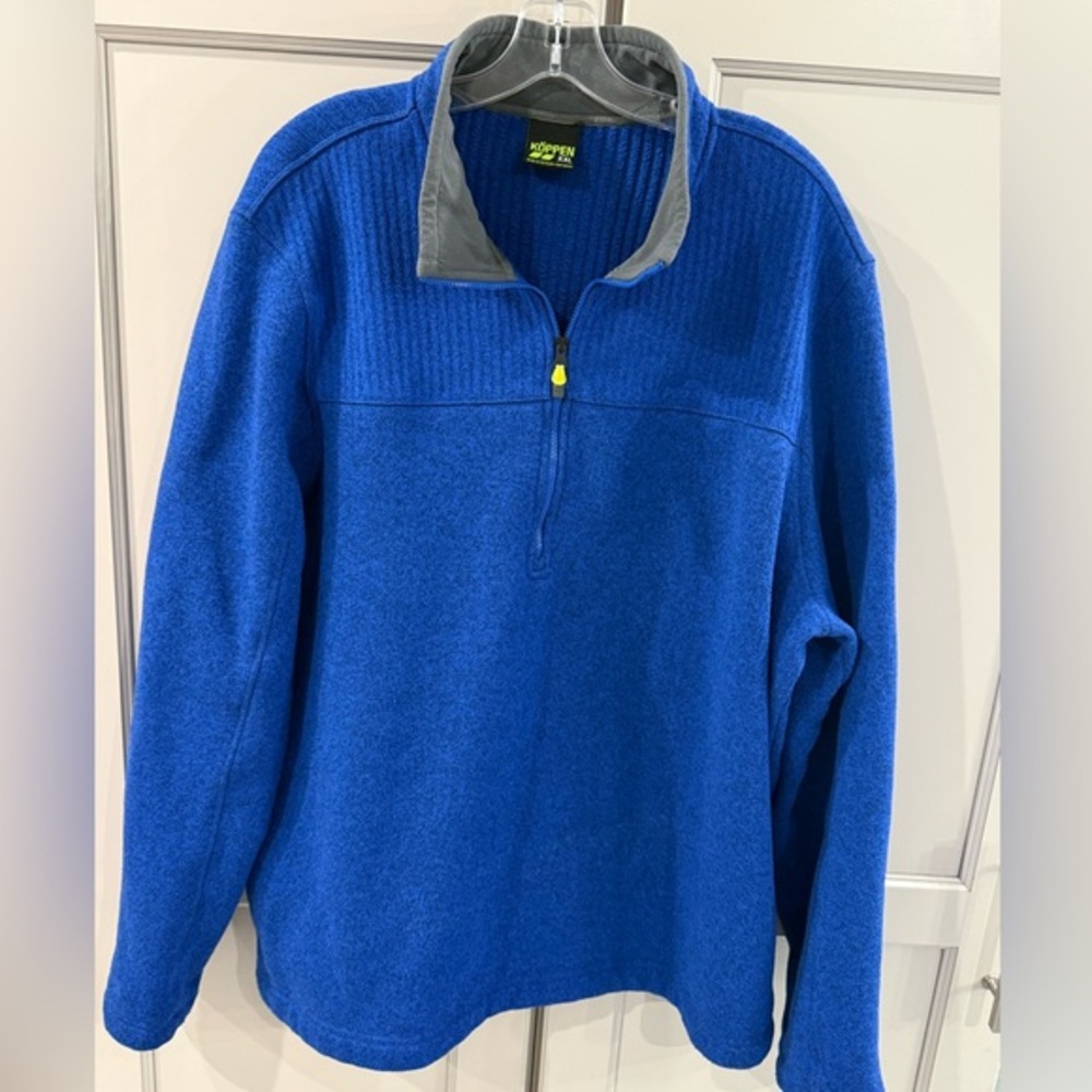 Koppen Quarter- Zip Fleece Sweater men’s size XXL